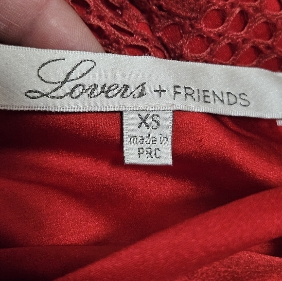 Lovers + Friends with lace overlay size xs - Picture 7 of 15
